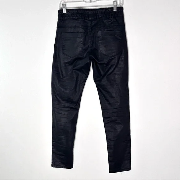 Bevy Flog Shely Drawstring Pants in Black Snake Print XS - Picture 5 of 6